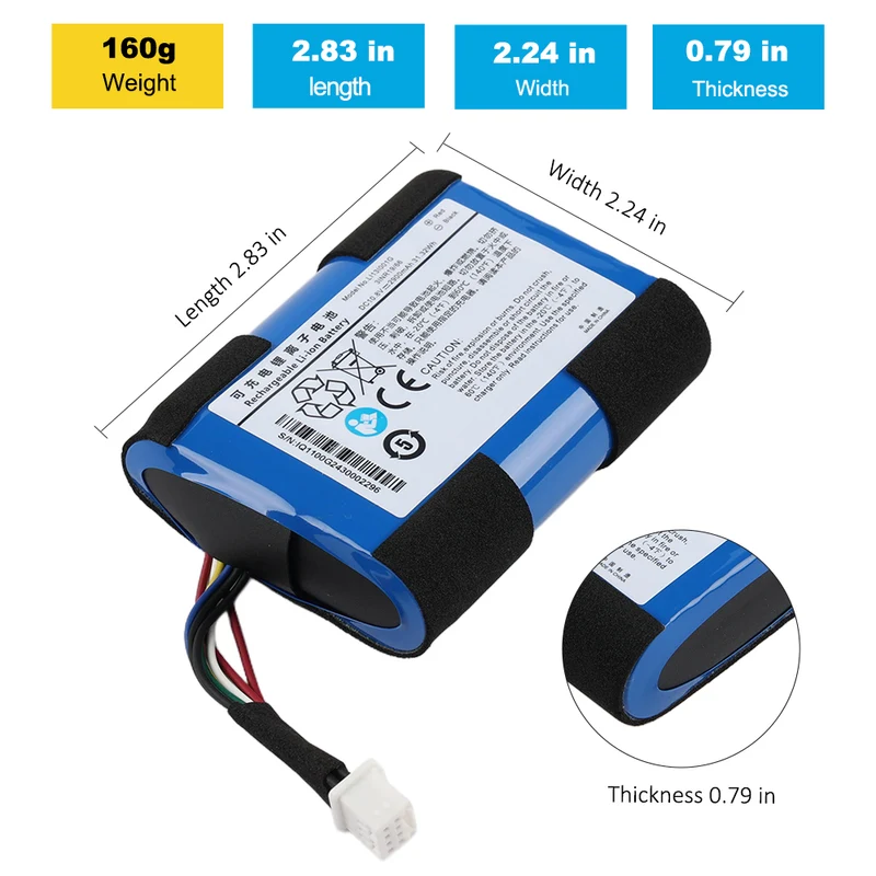 LI13I001G Replacement Battery For Mindray 3INR19/66