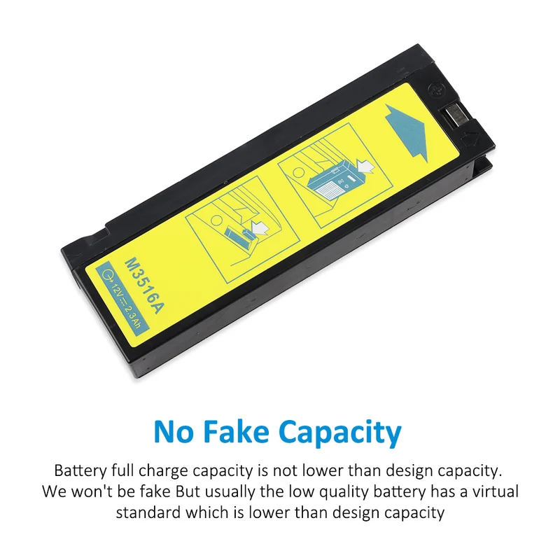 12V 2AH Defibrillator Monitor Battery For Philips Heartstart XL M4735A