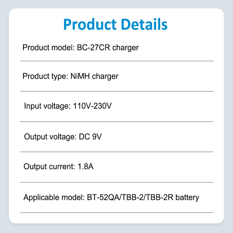 Battery Charge For TOP-CON BT52Q Total Stations