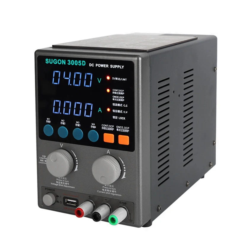 3005D 30V 5A DC Power Supply Adjustable 4 Digit Display Laboratory Power Supply110/220V Regulator For Electron Repair
