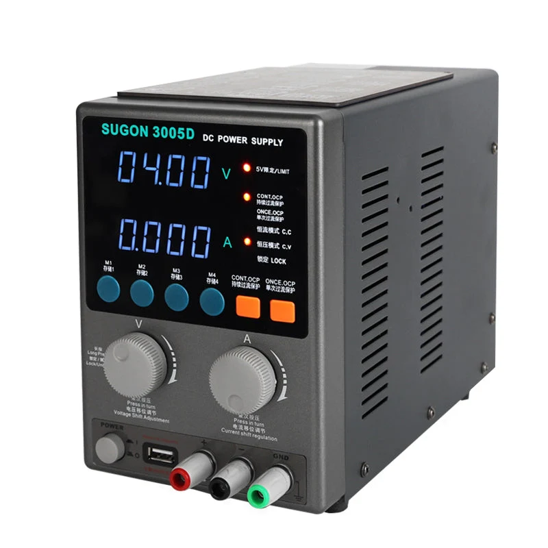 3005D 30V 5A DC Power Supply Adjustable 4 Digit Display Laboratory Power Supply110/220V Regulator For Electron Repair