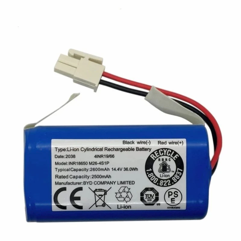 M26-4S1P Replacement Battery For ILIFE A4 A4s V7 A6 V7s Plus Robot Vacuum Cleaner