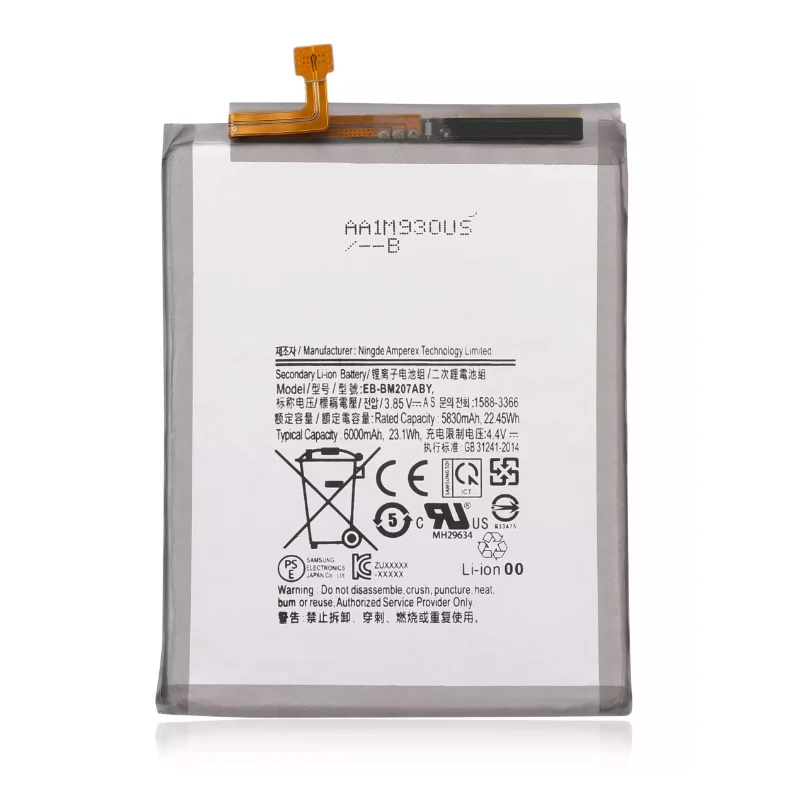 EB-BM207ABY Replacement Battery for Samsung Galaxy M30S (M307 / 2019)