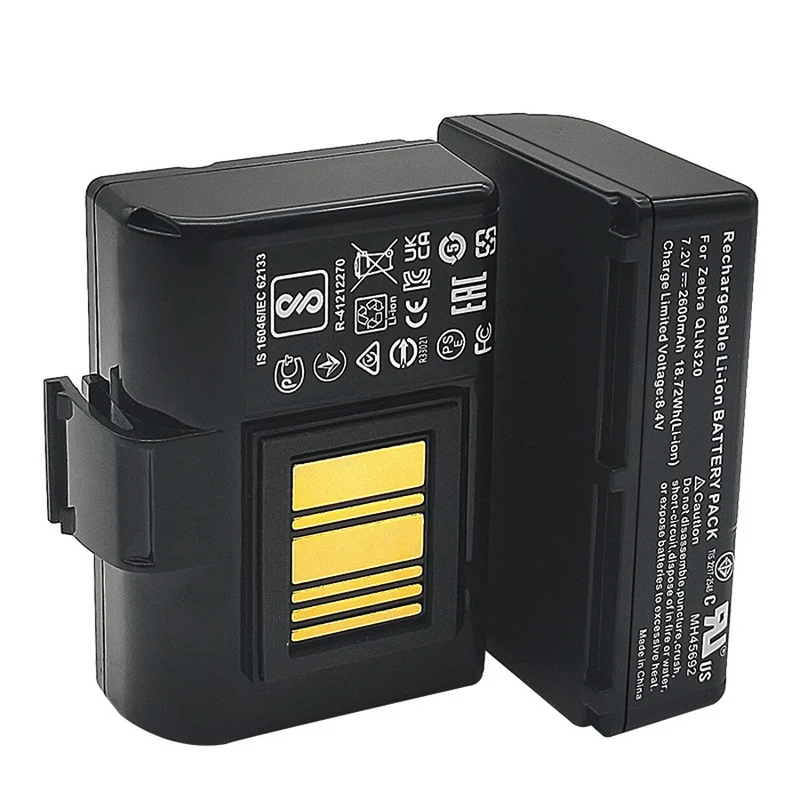 P1023901 Replacement Battery For Zebra QLN320 QZ500 Mobile Printer