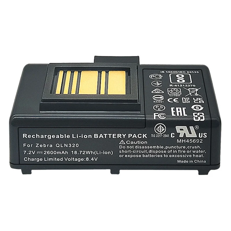 P1023901 Replacement Battery For Zebra QLN320 QZ500 Mobile Printer