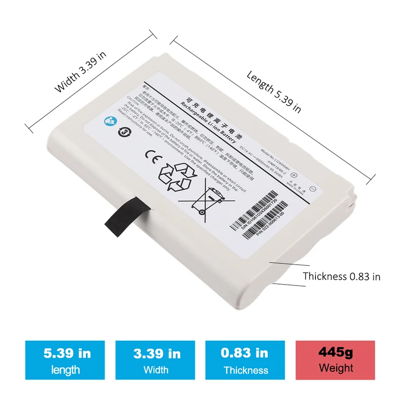 LI24I004H Replacement Battery For Mindray uMED20 Defibrillator