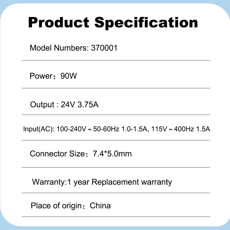 AC DC Adapter For Resmed S10 Series ResMed Airsense 10 AirSense S10