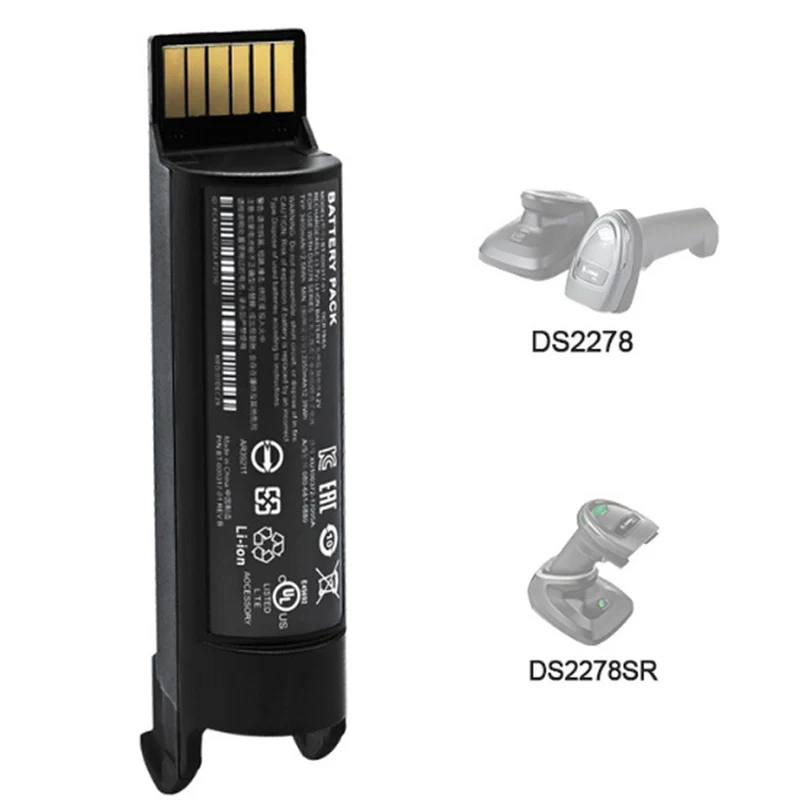 BT-000317-01 Replacement Battery For Zebra DS2278 Barcode Scanner