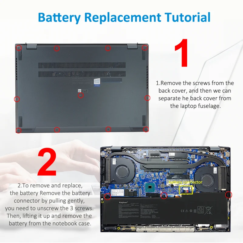 C32N2002 Laptop Battery For Asus ZenBook Pro 15 OLED UM535