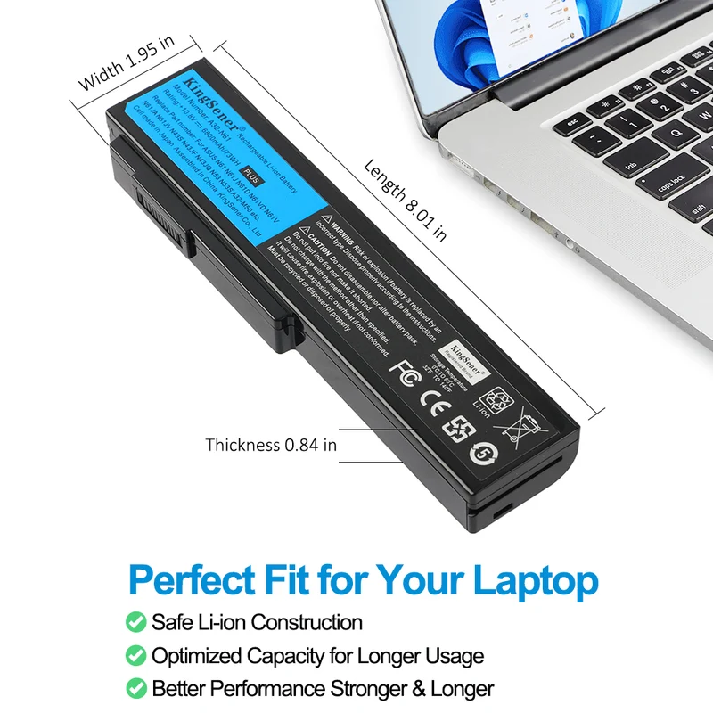 5200mAh A32-N61 Battery For ASUS n61 n61j n61d n61v n61vg n61ja n61jv m50s n43s n43jf n43jq n53 n53S n53Sv a32-m50