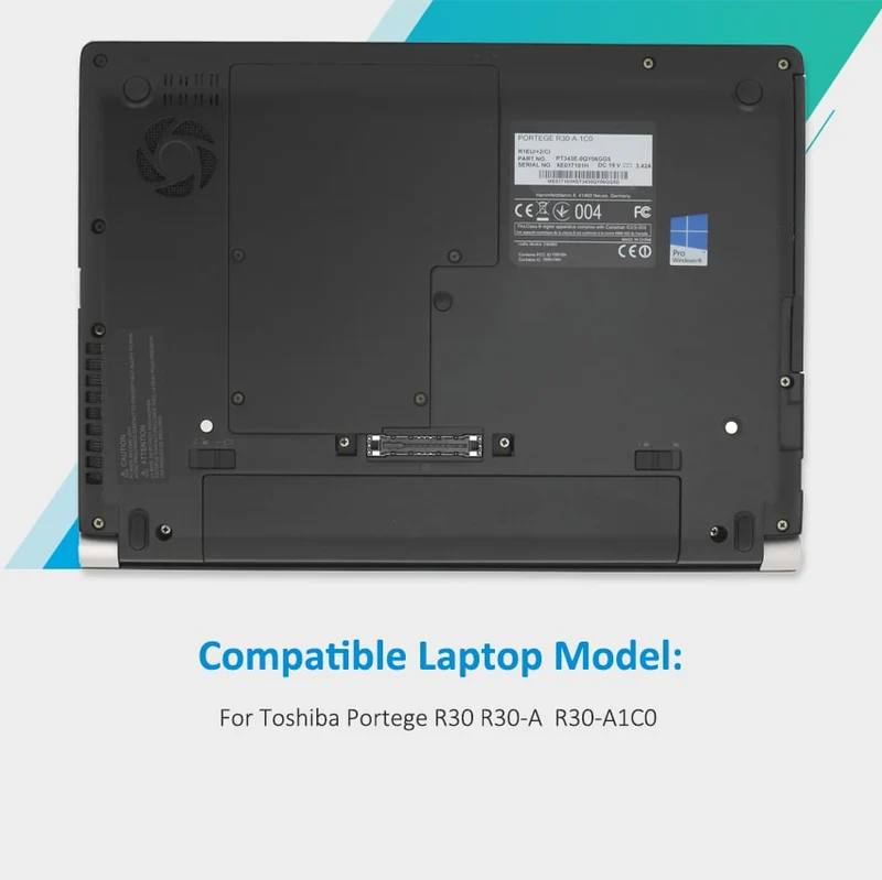 PA5163U-1BRS PA5162U-1BRS Laptop Battery for Toshiba Portege R30 R30-A PA5162U PABAS277 PA5163U PABAS278 8100mAh