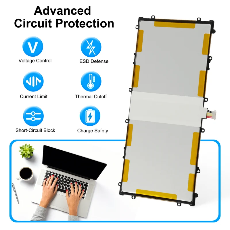 SP3496A8H Tablet Batteries For Samsung Google Nexus 10 N10 Table PC for Samsung GT-P8110 HA32ARB Tablet Battery 3.75V 9000mAh | KingSener