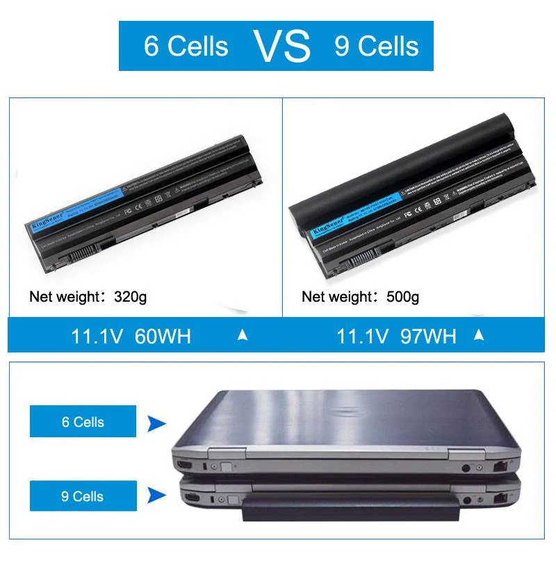 T54FJ Battery for Dell Latitude E6420 E6430 E6520 E6530 E5420 — 60Wh