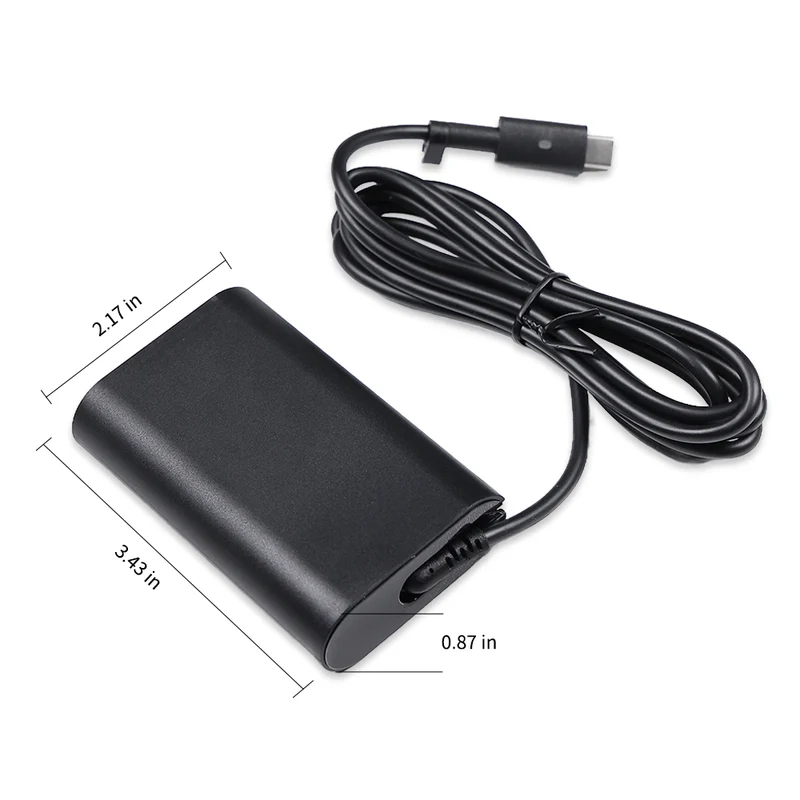 45W USB-C Type C AC Adapter Charger Power Supply for Dell XPS 13