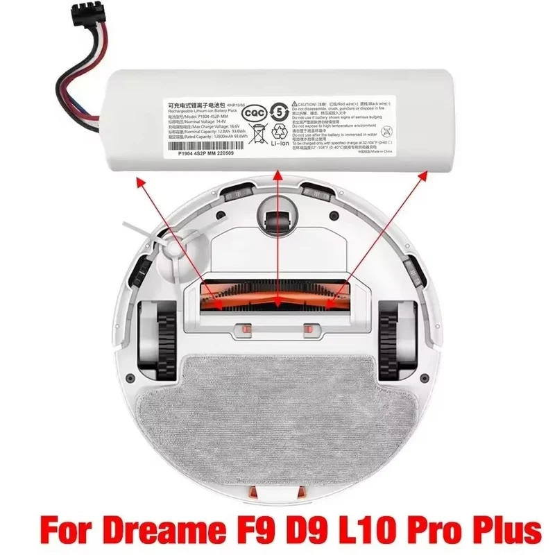 P190-4S2P-MM Replacement Battery For Dreame F9 D9 L10 Pro Plus RLS5 RLS5L RLS5D