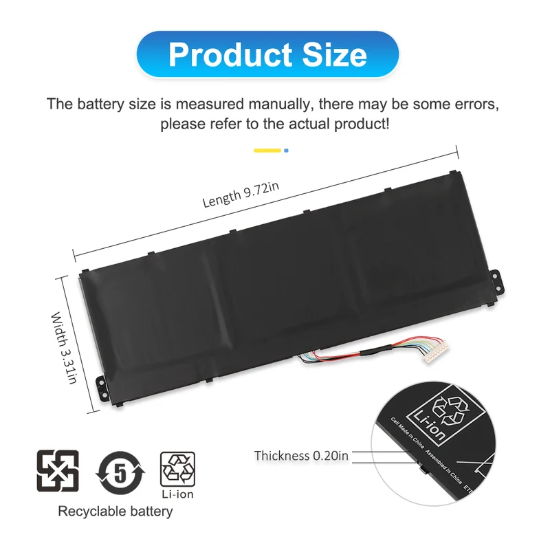 AP18C4K Battery for Acer Aspire 5 A515-43 5 A515-43G 5 A515-44 A515-44G Series | ETESBAY