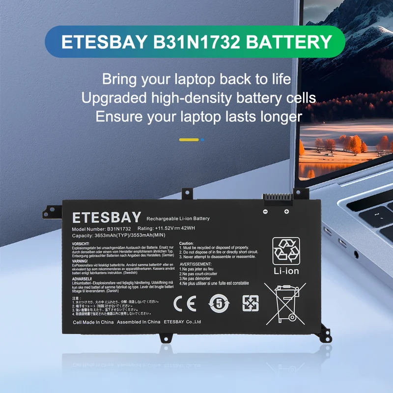 B31N1732 Laptop Battery For ASUS X571LH X571LI VivoBook S14 S430UA-FGBKS