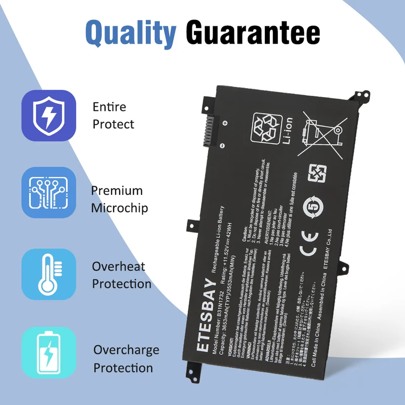 B31N1732 Laptop Battery For ASUS X571LH X571LI VivoBook S14 S430UA-FGBKS