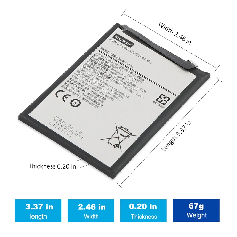 Replacement Phone Battery for Samsung SCUD-WT-W1