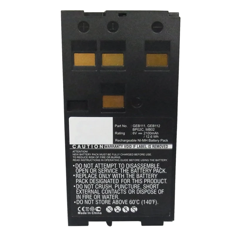 Replacement Battery GEB111 for Leica Total Stations and Digital Level