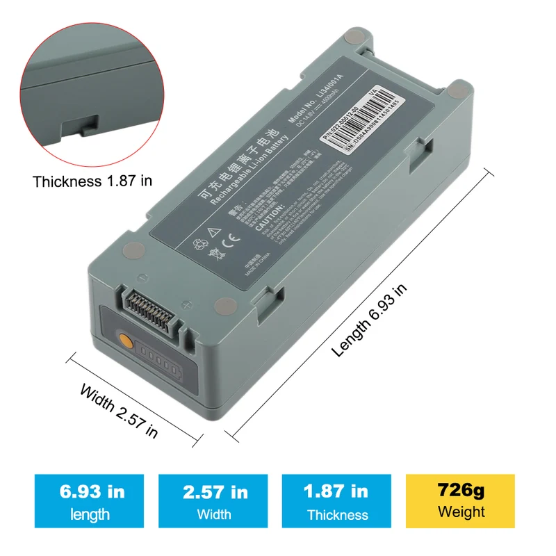 LI34I001A Battery For Mindray beneheart D6 D5 Defibrillator