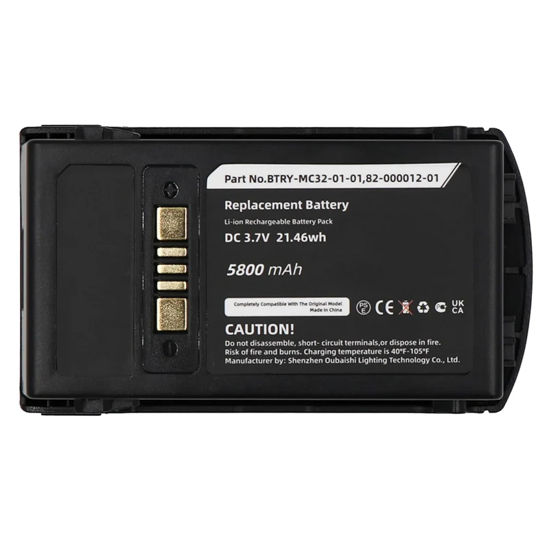 Replacement Battery for Motorola Zebra MC3200 MC32N0 Series Scanners