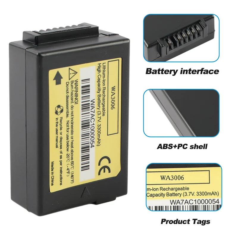 Replacement Battery For Psion P/N: 1050494 1050494-002 WA3006 WA3020 1050494 7525 7525C