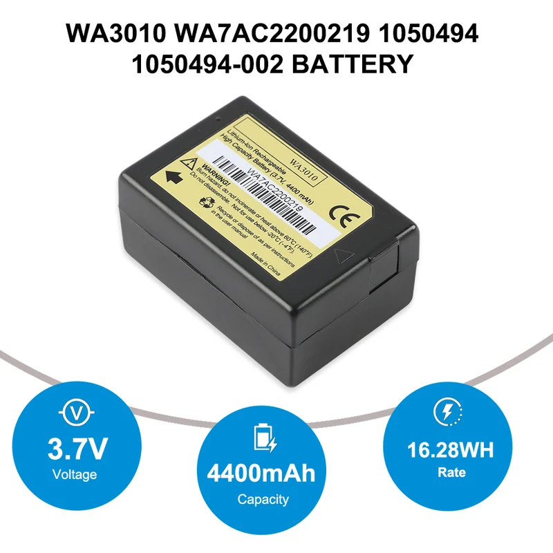 Replacement Battery WA3010 For Psion 1050494 1050494-002