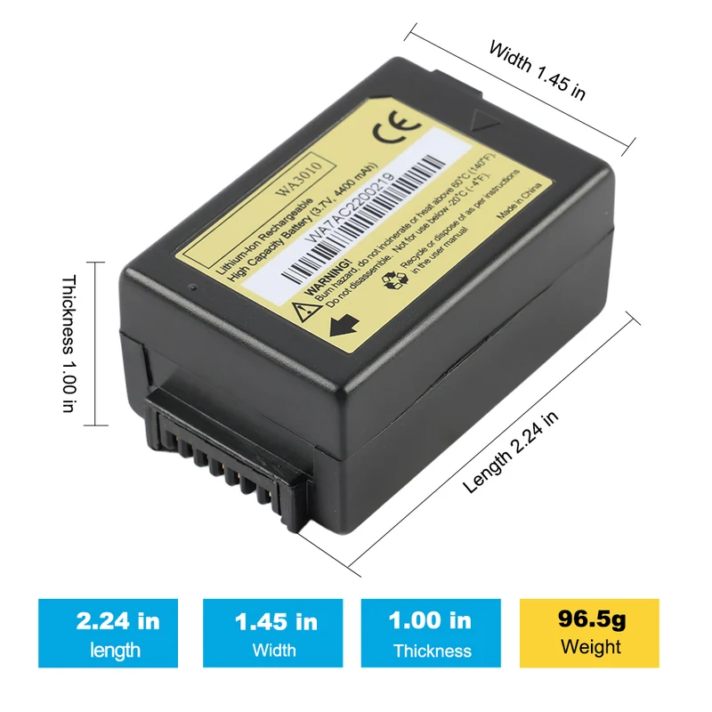 Replacement Battery WA3010 For Psion 1050494 1050494-002