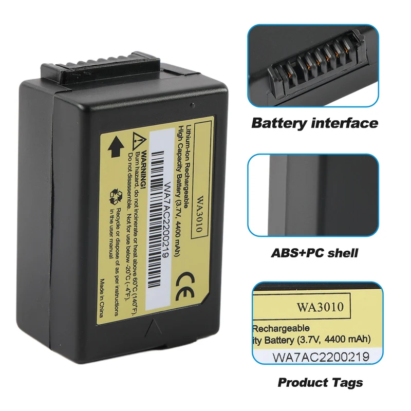 Replacement Battery WA3010 For Psion 1050494 1050494-002