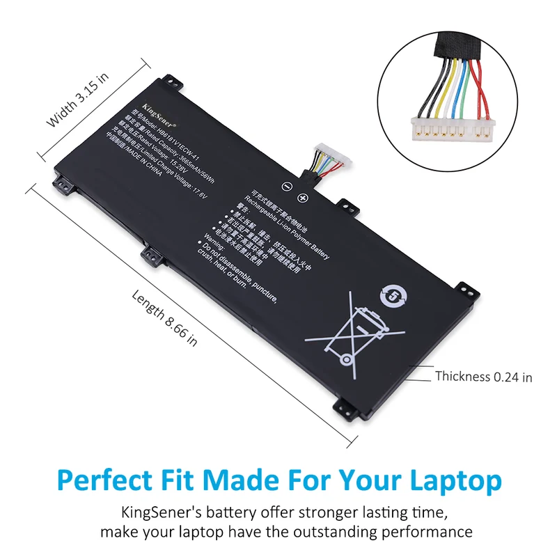 HB6181V1ECW-41 Laptop battery For HUAWEI Honor MagicBook 16 HYM-W56