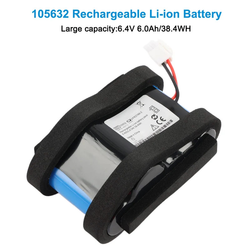 Replacement Battery For Welch Allyn 105632 21FR27/66-2 LXi