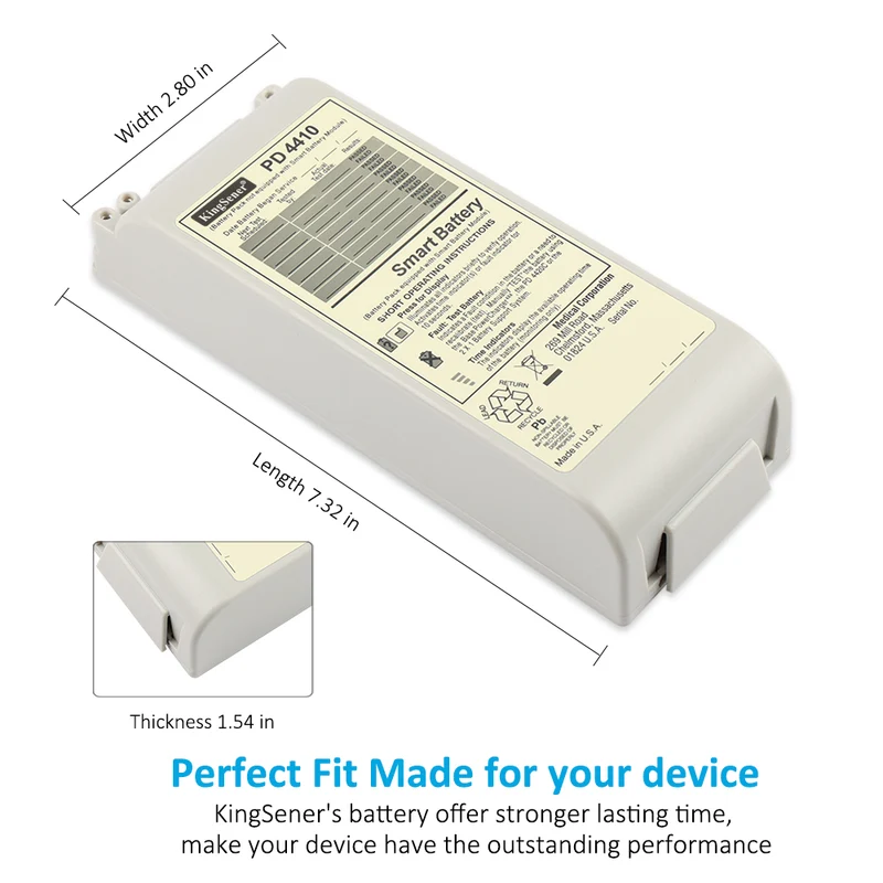 Replacement 8000-0299-01 defibrillator battery For Zoll AED PD 1400 PD 1600 PD 1700