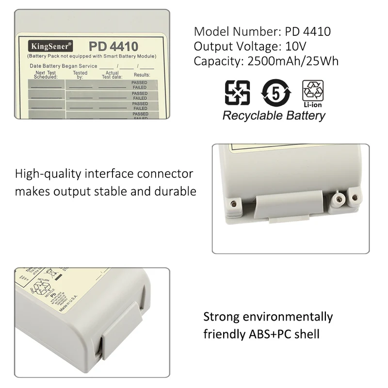 Replacement 8000-0299-01 defibrillator battery For Zoll AED PD 1400 PD 1600 PD 1700
