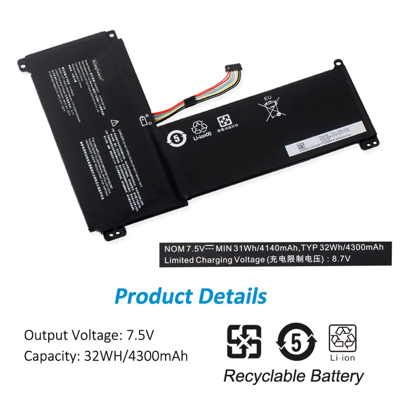 Lenovo IdeaPad S130-14IGM 120S-14IAP Battery SN3N001 32Wh