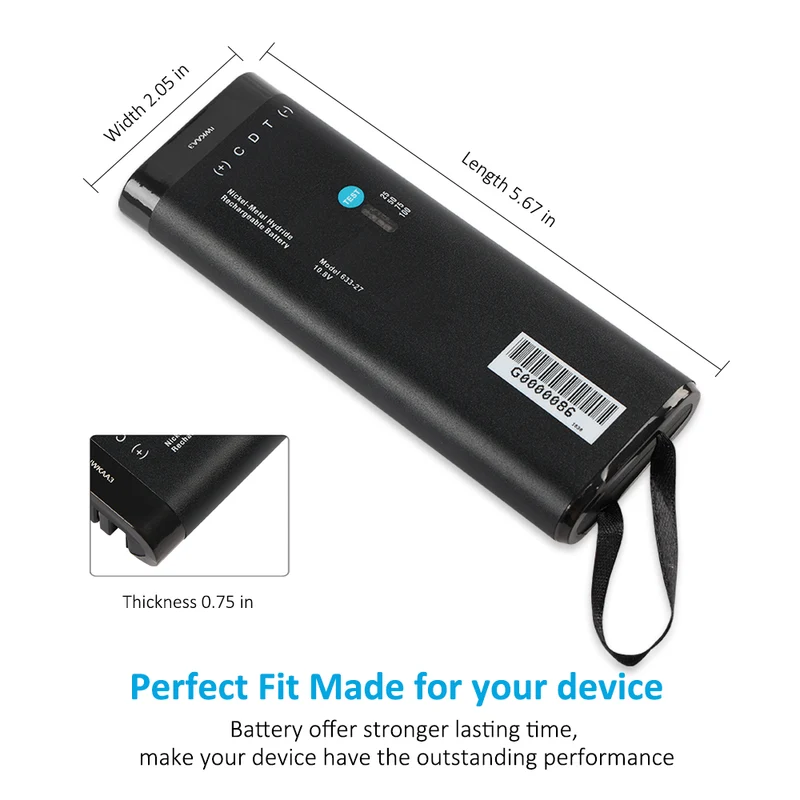 Replacement Battery For Anritsu S325D S412D S810C