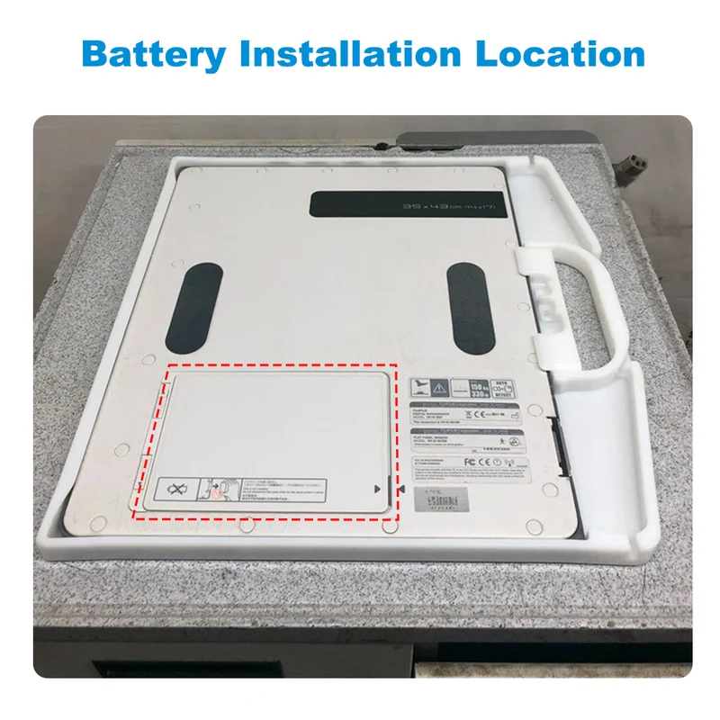 Replacement Battery 125N100050 for FUJIFILM DR-ID600 DR-ID601SE 611 DR613SE 1201SE 1212SE DR Flat Panel Detector