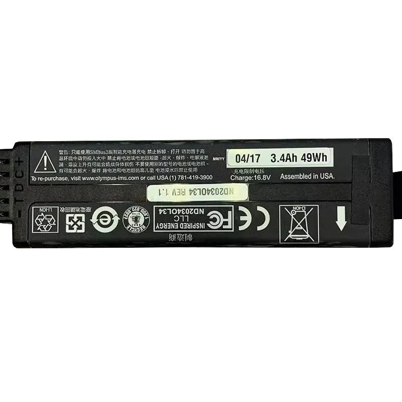 Replacement Battery For OLYMPUS ND2034 ND2034OL34 for Olympus Vanta Handheld Spectrometer