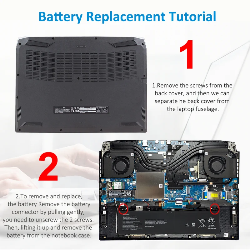AP21A8T AP21A5T AP21A7T Laptop Battery For Acer Predator Helios 300 PH317-56-78LY PH317-56-78SM PH315-55-72EA | KingSener