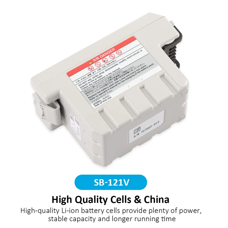 SB-121V Battery For NIHON KOHDEN EMS-1052 Semi-automatic External Defibrillator
