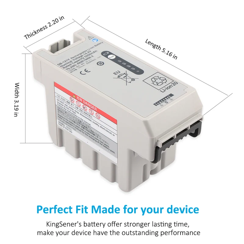 SB-121V Battery For NIHON KOHDEN EMS-1052 Semi-automatic External Defibrillator