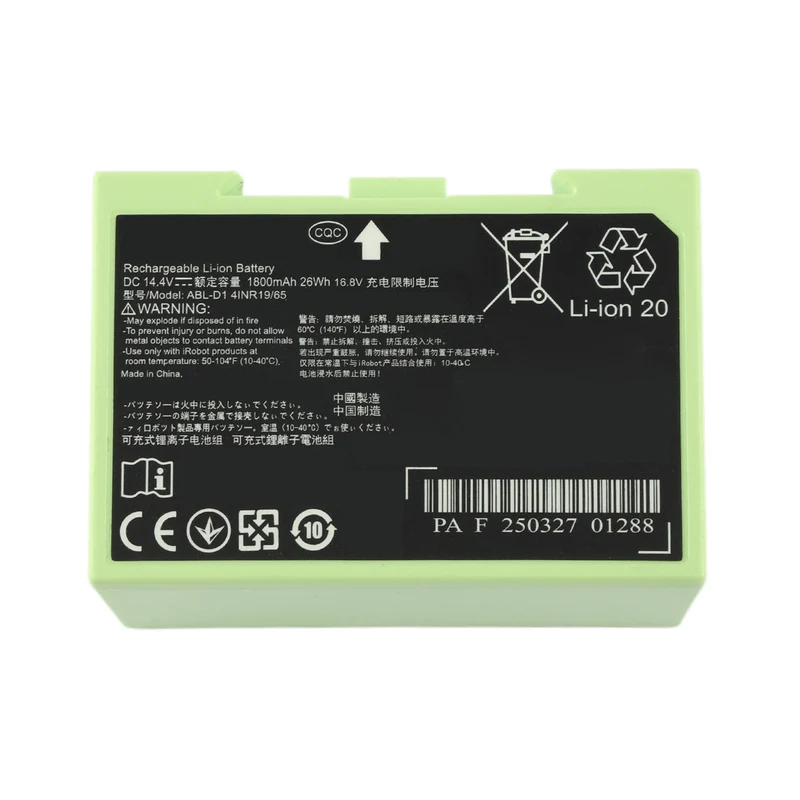 ABL-D1 Speaker Battery for iRobot Roomba i7 i7+ 7158 7150 7550 e5 e6