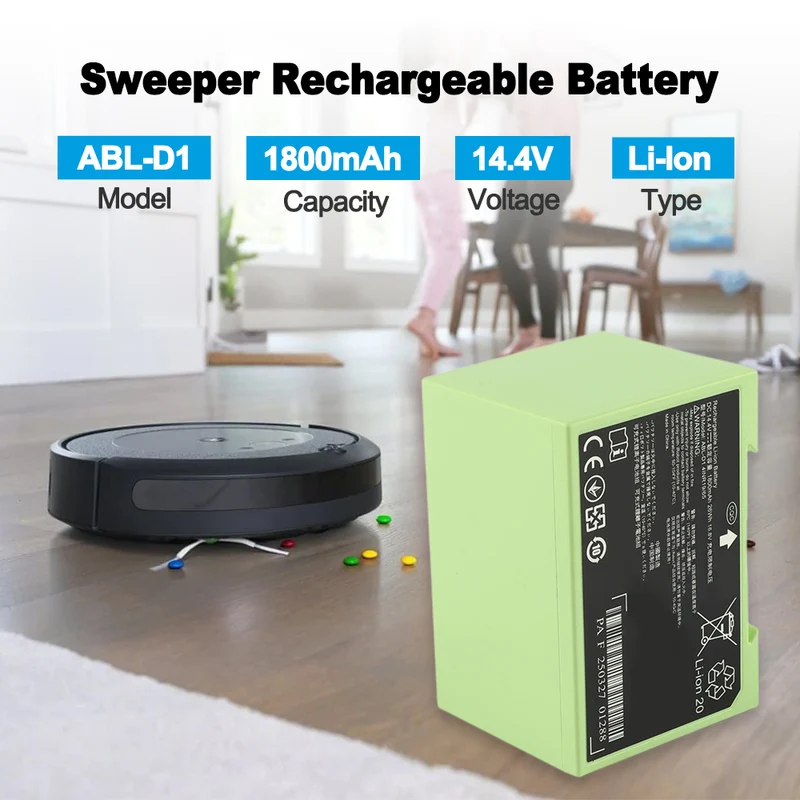 ABL-D1 Speaker Battery for iRobot Roomba i7 i7+ 7158 7150 7550 e5 e6