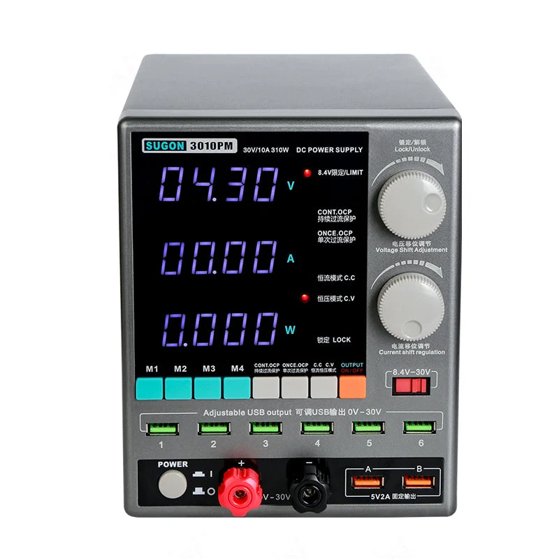 3010PM Programmable DC Power Supply 30V 10A Voltage Current Regulator Stabilized Power Supply Voltage Switch AC 220V 110V
