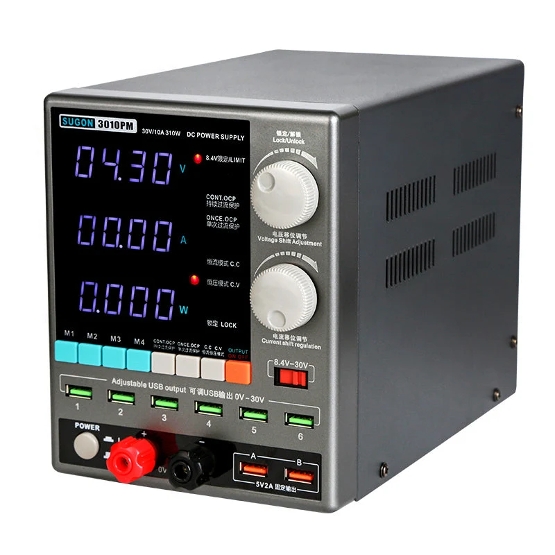 3010PM Programmable DC Power Supply 30V 10A Voltage Current Regulator Stabilized Power Supply Voltage Switch AC 220V 110V