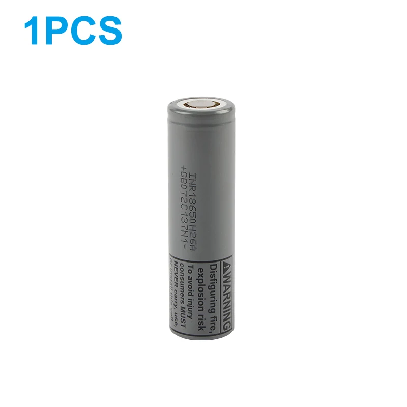 INR18650H26A 2500mAh 3.6V Li-ion Rechargeable Battery Cell 22A High Drain