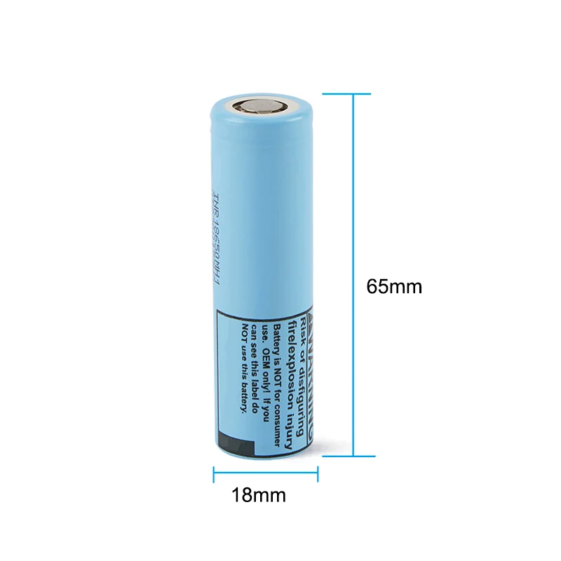 INR18650MH1 Cells 3200mAh 3.7V LG Li-ion Rechargeable Battery Pack