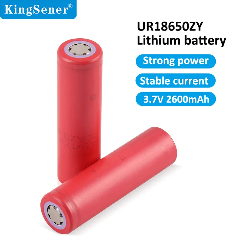 6PCS UR18650ZY For sanyo 18650 3.7v 2600mah li-ion battery cell