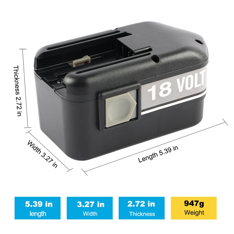 Replacement for Milwaukee 48-11-2220 Power Tool Battery