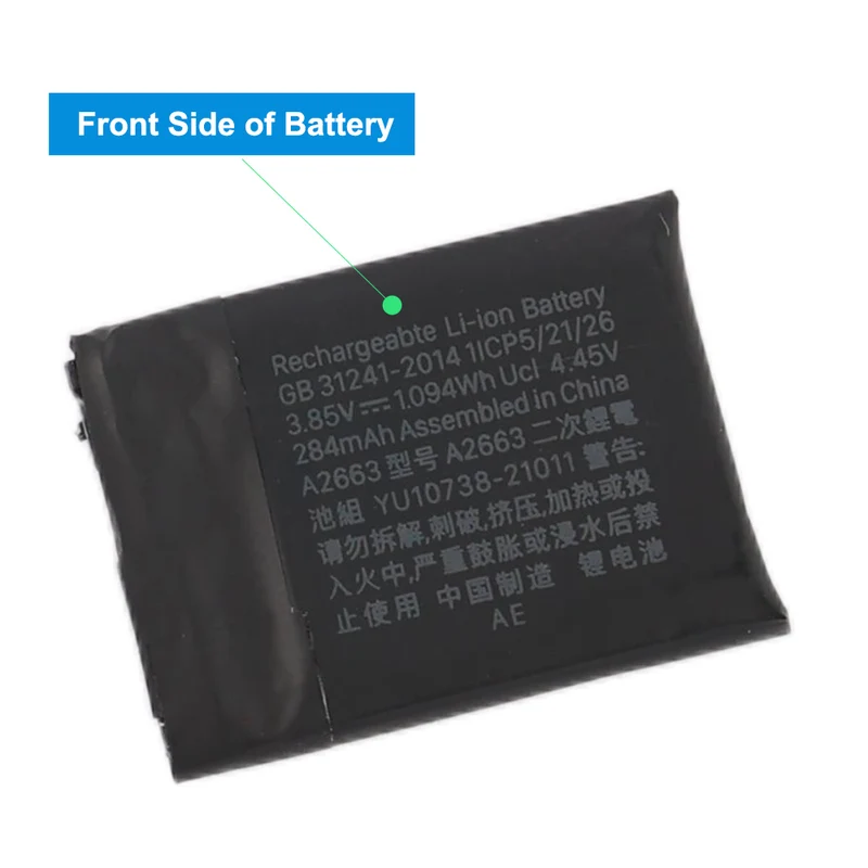A2663 Battery For Apple Watch Series 7 41mm 284mAh